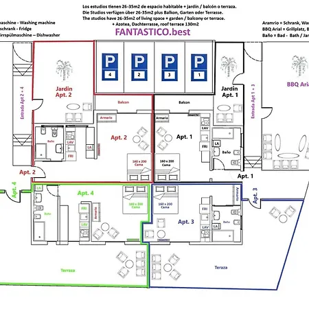 Fantastico 1 - Grossem Balkon - Gratis Parkplatz - Klimaanlage - Zentrumsnaehe Und Meernaehe Puerto de la Cruz (Tenerife)
